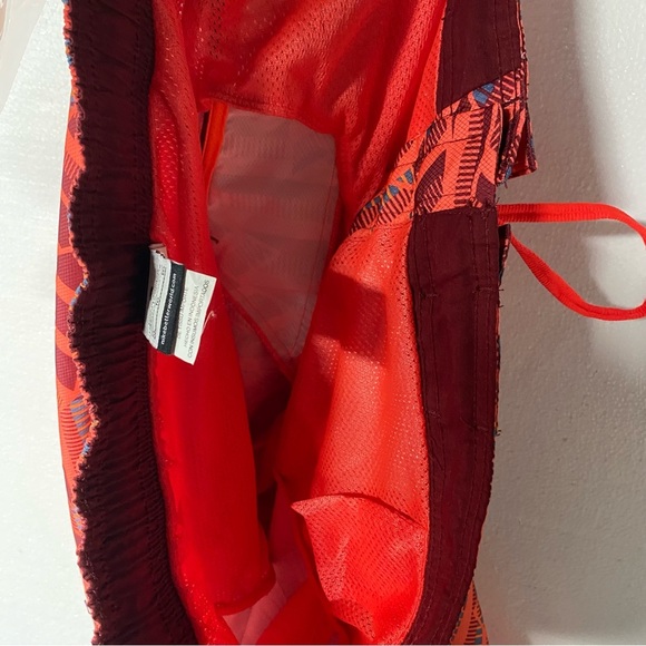 Nike Swim Trunks Men XL Colorful Tie Waist Geometric Board Shorts Mesh Brief 9” - Picture 11 of 11